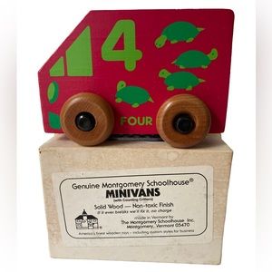 Genuine Montgomery Schoolhouse Minivans Counting Critters Turtle 4. Original Box